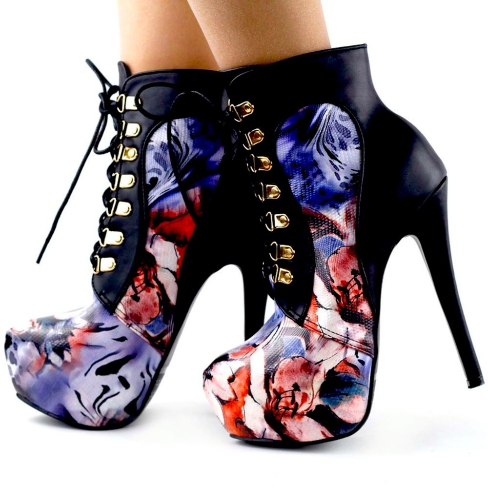 NEW: Stiletto Heel Ankle Boots